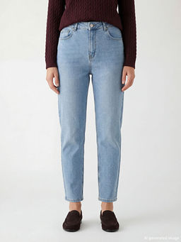 Mom Fit Kad?n Jean Pantolon
