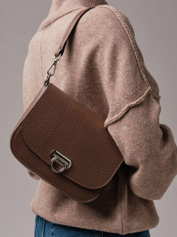 Сумка кожаная Azaro 30741 коричневый какао