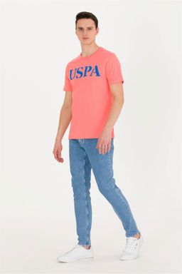 U. S. Polo Assn Мужская базовая футболка с круглым вырезом Salmon - U.s. polo assn фото 10