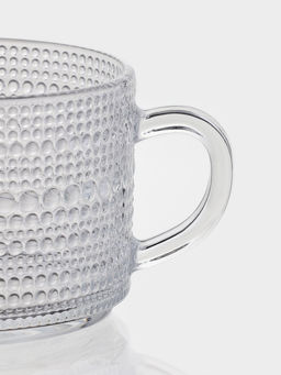 Набор кружек Couple, 400 мл, 2 шт., стекло, прозрачный