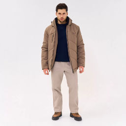 RODOS Куртка зимняя мужская мембрана М-318 Какао