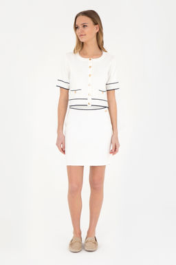 Kad_n Krem Triko Etek Sepette S_rpriz _ndirim