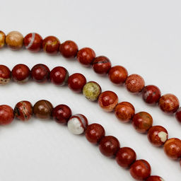 Бусины для украшений из кирпичной Яшмы