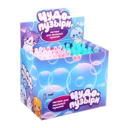 Цена за 24 шт. Мыльные пузыри Милые зайчатки, колба 15 см - Funny toys фото 4