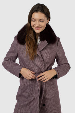 Мех натуральный (песец) Пальто утепленное Термофинн 100 г