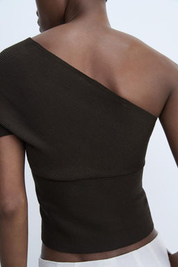 ASYMMETRIC KNIT TOP - Zara фото 15