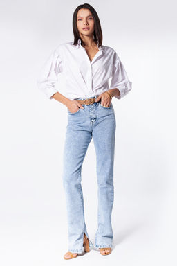 Блузка из премиального поплина из 100% хлопка