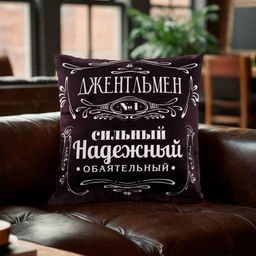 Наволочка декоративная Этель Джентельмен 40х40 см, 100% п/э