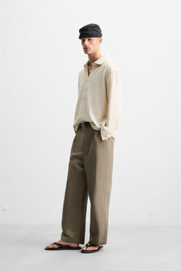 TEXTURED POLO SHIRT - Zara фото 4