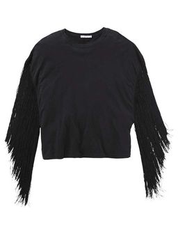 Блузка, черная - Linea tesini фото 2