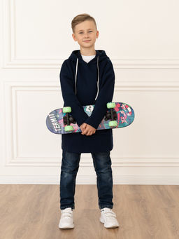 Толстовка детская темносиняя Future