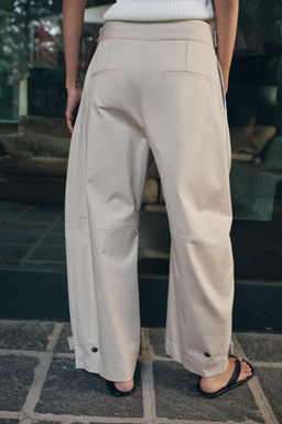 PANTAL?N CHINO TRABILLAS ZW COLLECTION / Piedra - Zara фото 3