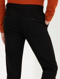 Siyah Slim Fit Kanvas Pantolon - Pierre cardin фото 7