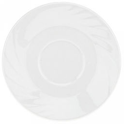 Блюдце фарфоровое д140мм, форма Голубка, белье (Беларусь)