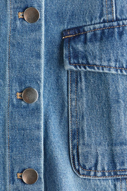 Button-front denim dress - H&m фото 4