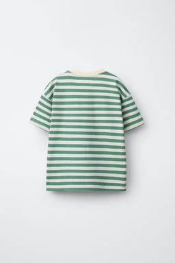 CAMISETA RAYAS HEAVY WEIGHT TEXTO / rayas - Zara фото 2