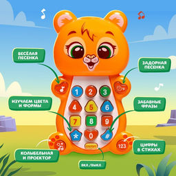 Музыкальная игрушка Озорной львёнок - Zabiaka фото 4