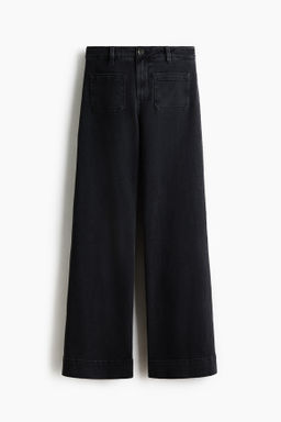 Wide High Waist Jeans - H&m фото 2