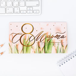 Планер с отрывными листами, 50 л. 17?9 см С 8 Марта тюльпаны