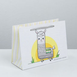 Пакет подарочный Веселье, 19,5 14,5 8,5 см - Дарите счастье фото 6