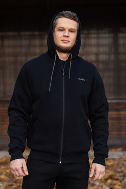 с мехом! утепленная Толстовка Футер 3-х ниточный - Relay фото 17