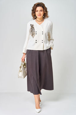 Костюм Aira Style 24137 Молочно-коричневый