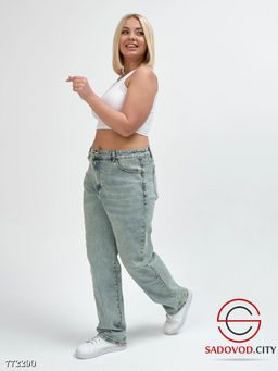 Джинсы стрейч широкие женские - Bruno фото 4