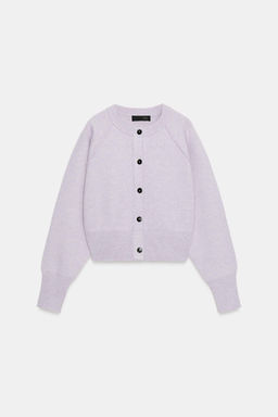 CROPPED KNIT CARDIGAN - Zara фото 4
