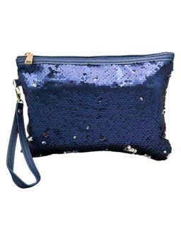Sunflower Косметичка женская с пайетками 031, синий