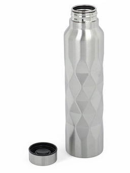 Бутылка для воды, 1 л, 24×7 см, хром