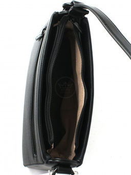 Сумка женская искусственная кожа DJ-СМ 7423-BLACK, 1отд, плечевой ремень, черный SALE 265260 - Adelia фото 7