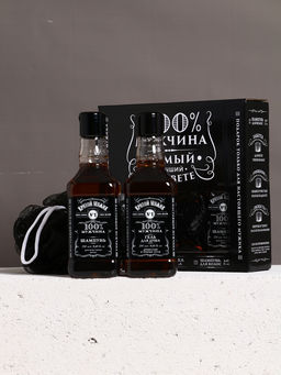 Подарочный набор «Самый лучший на свете», гель для душа, шампунь для волос и мочалка, 2×250