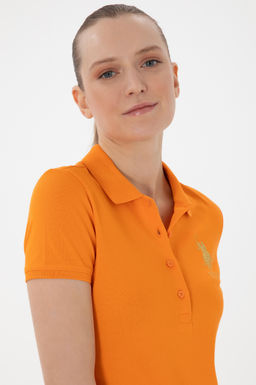 Kad_n Turuncu Basic Polo Yaka Ti__rt - U.s. polo assn фото 2
