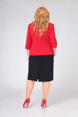 Блуза Swallow 803.2 черный+серебряный узор фото 157