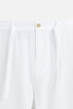 LINEN BLEND TROUSERS - Zara фото 17