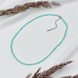 Бусы-чокер из камня Амазонит