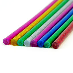 Стержень-клей для клеевого пистолета блестящий 8шт. - Buro фото 4