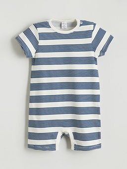 Bisiklet Yaka Erkek Bebek Tulum 2li