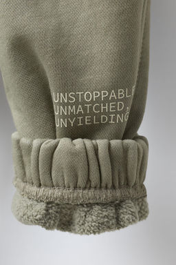 GARMENT-DYED SWEATSHIRT AND JOGGERS SET - Zara фото 9