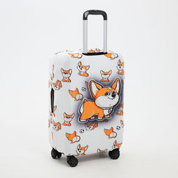 Чехол для чемодана 24, цвет белый - Simaland фото 3