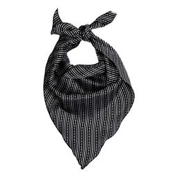 Бандана чёрная с рисунком, р. 85×44 см