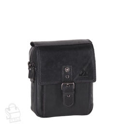 Сумка мужская кожаная 3010-1TR black Tough Ruder в Новосибирске