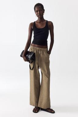 Pantal?n recto con cord?n de ajuste - H&m фото 3