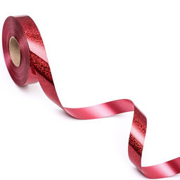 Цена за 4 шт. Лента голографические для декора и подарков, красная, 2 см х 50 м - Simaland фото 3