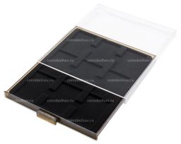 Кассета на 9 ячеек (86х54) для хранения золотых слитков в блистерной упаковке МВ черный LEUCHTТURM 362883