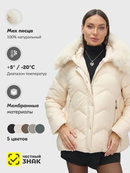 Куртка зимняя с мехом и капюшоном Бренд: Visdeer  фото 21