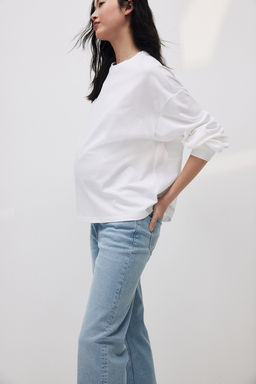 MAMA Before & After Wide Low Jeans