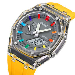 Часы наручные Skmei мужские электронные спортивные 2100yellow