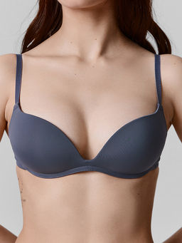 Бюстгальтер пуш-ап женский серый - Mark formelle фото 3