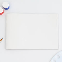 Альбом для рисования 40 листов А4 на скрепке «Акварельные цветы» обложка 160 г/м², бумага 100 г/м².